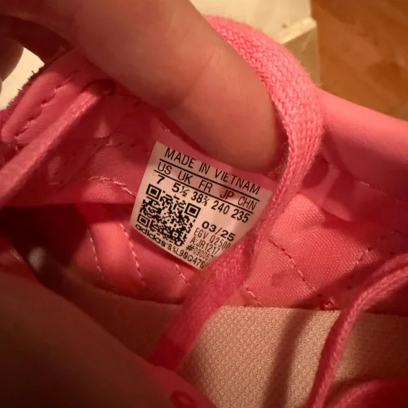 Adidas Pink Barreda Decode Sneakers - Picture 8 of 8